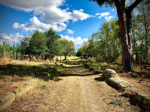 Estrada romana. Roman road. Carretera romana.